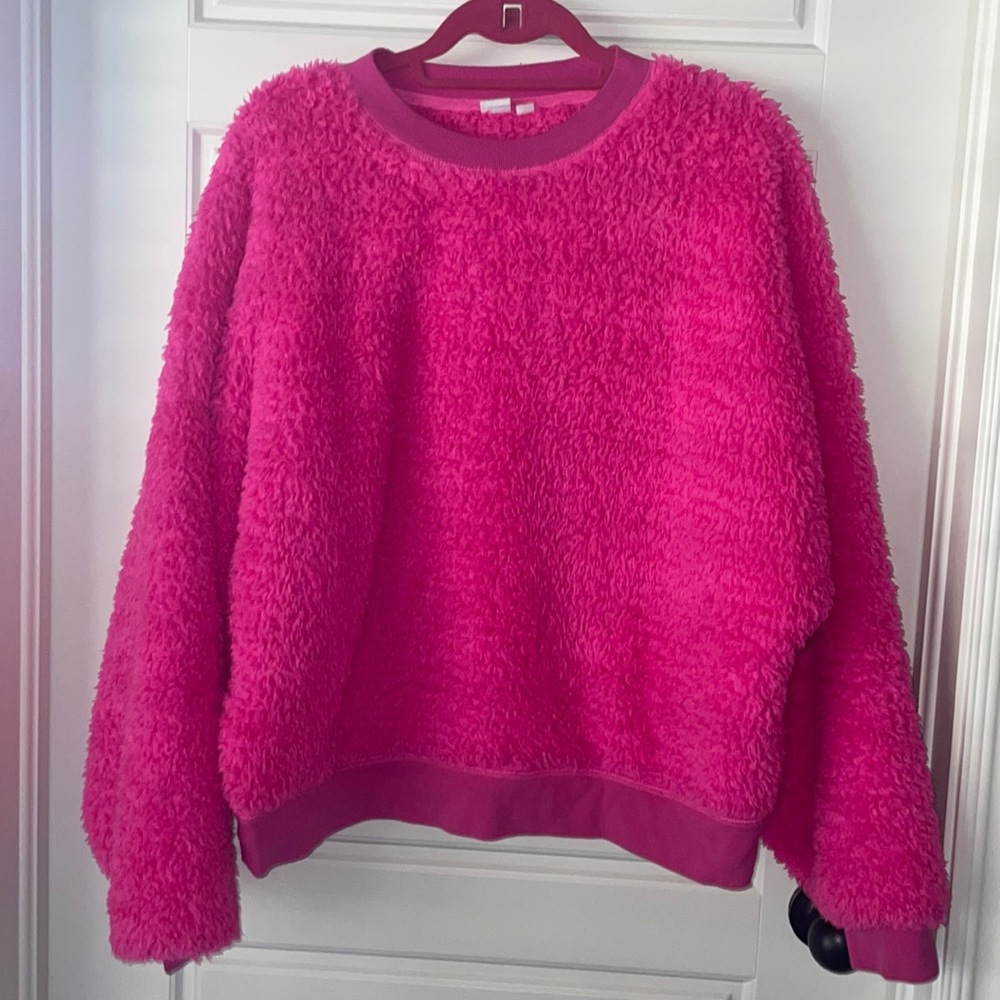 GAP Hot Pink Fuzzy Sweater